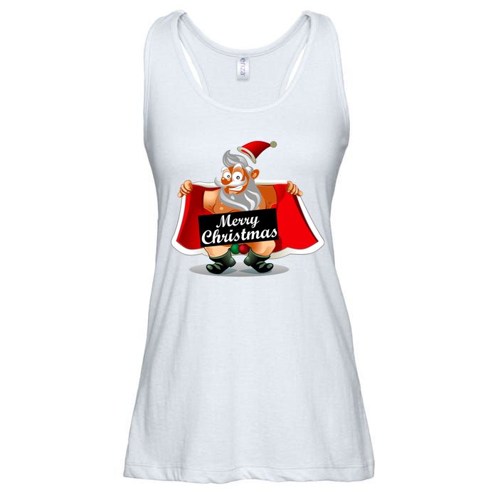 Merry Chrismas X-Mas Santa Bells Ladies Essential Flowy Tank