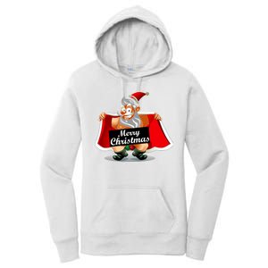 Merry Chrismas X-Mas Santa Bells Women's Pullover Hoodie