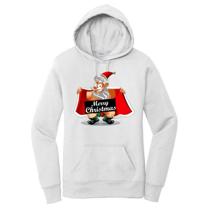 Merry Chrismas X-Mas Santa Bells Women's Pullover Hoodie