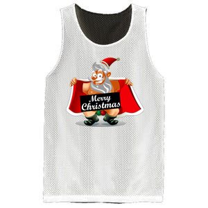 Merry Chrismas X-Mas Santa Bells Mesh Reversible Basketball Jersey Tank