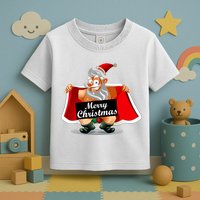 Merry Chrismas X-Mas Santa Bells Toddler T-Shirt