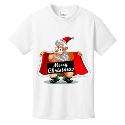 Merry Chrismas X-Mas Santa Bells Kids T-Shirt