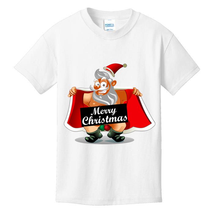 Merry Chrismas X-Mas Santa Bells Kids T-Shirt