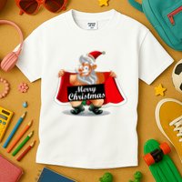 Merry Chrismas X-Mas Santa Bells Kids T-Shirt