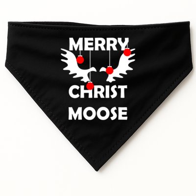 Merry Christ-Moose USA-Made Doggie Bandana