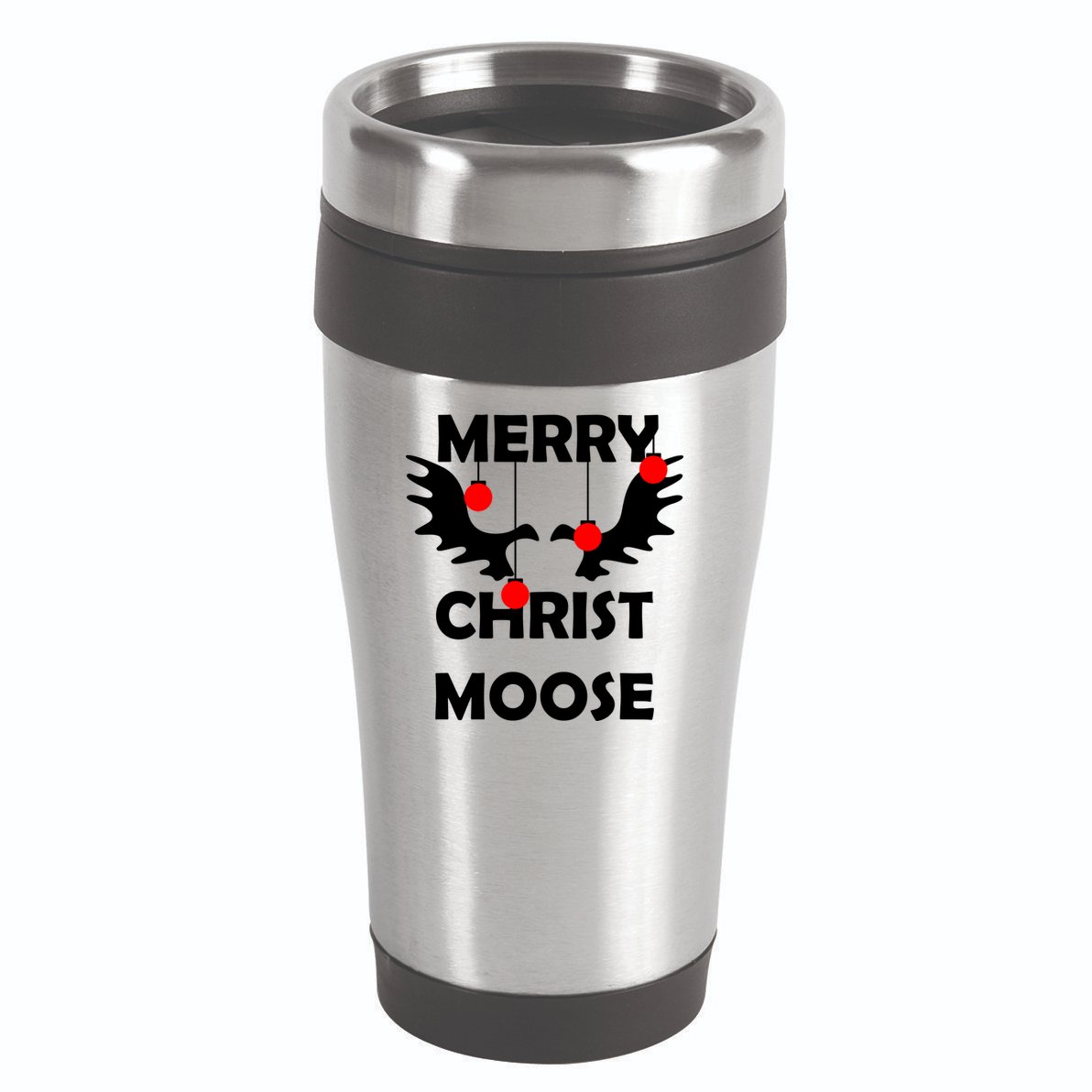 Merry Christ-Moose 16oz Travel Tumbler