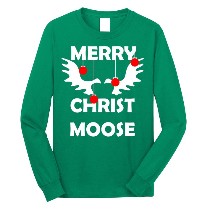 Merry Christ-Moose Long Sleeve Shirt