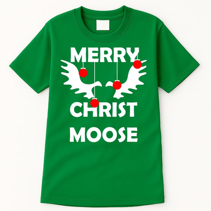 Merry Christ-Moose Tall T-Shirt