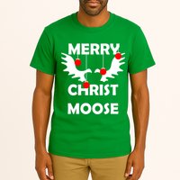 Merry Christ-Moose Tall T-Shirt
