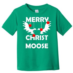 Merry Christ-Moose Toddler T-Shirt