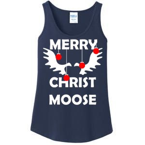 Merry Christ-Moose Ladies Essential Tank