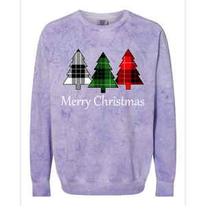 Merry Christmas Colorblast Crewneck Sweatshirt