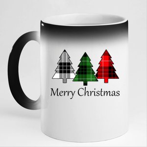 Merry Christmas 11oz Black Color Changing Mug