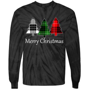 Merry Christmas Tie-Dye Long Sleeve Shirt