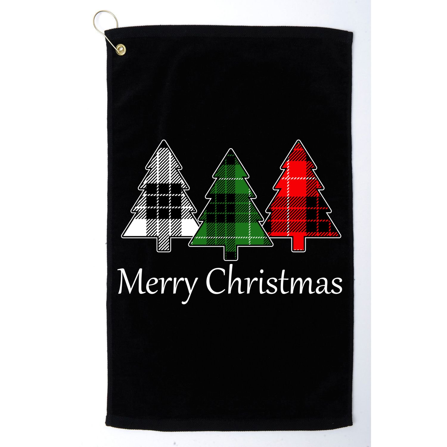 Merry Christmas Golf Towel
