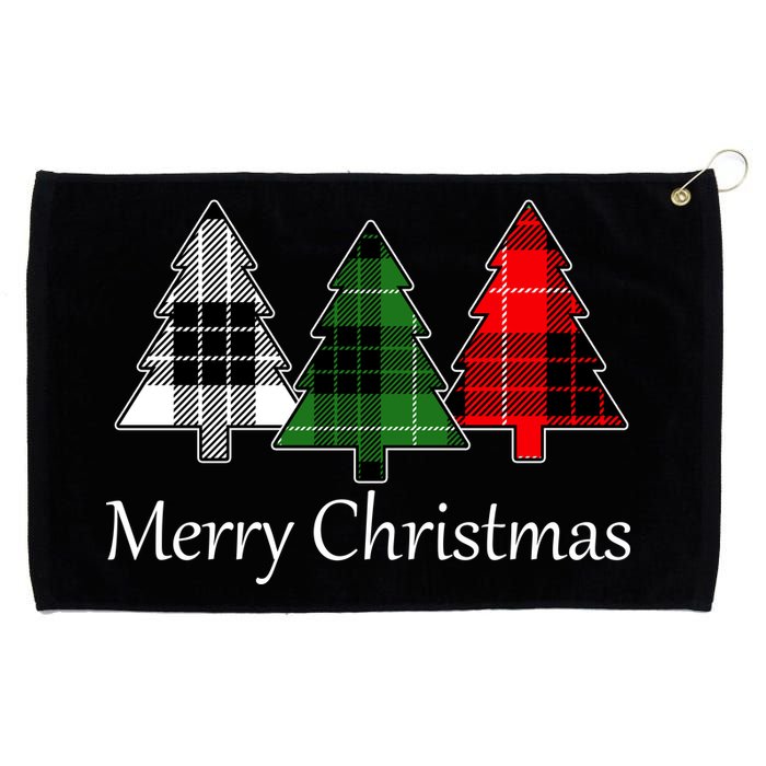 Merry Christmas Grommeted Golf Towel