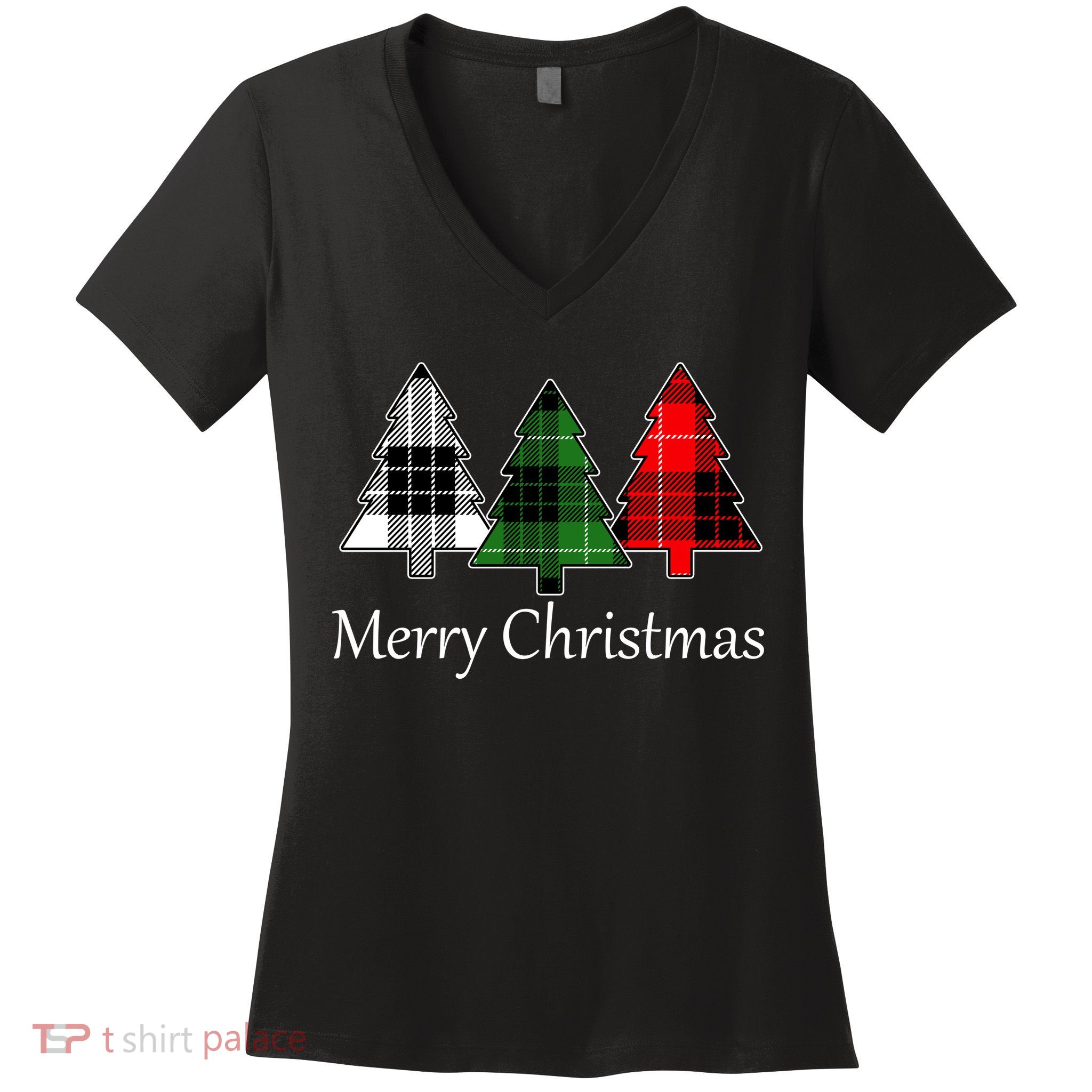 Merry Christmas Women's V-Neck T-Shirt