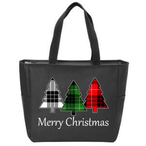 Merry Christmas Zip Tote Bag