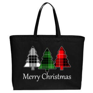 Merry Christmas Cotton Canvas Jumbo Tote