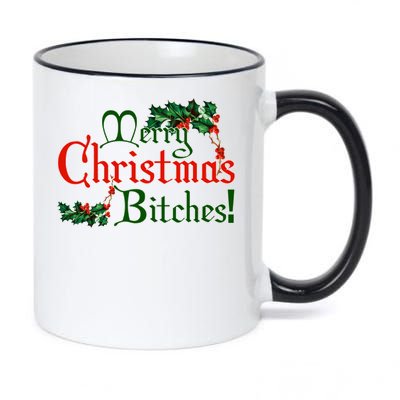 Merry Christmas Bitches! 11oz Black Color Changing Mug