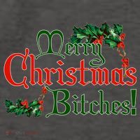 Merry Christmas Bitches! Vector Backpack