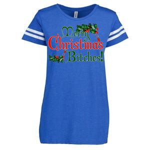 Merry Christmas Bitches! Enza Ladies Jersey Football T-Shirt