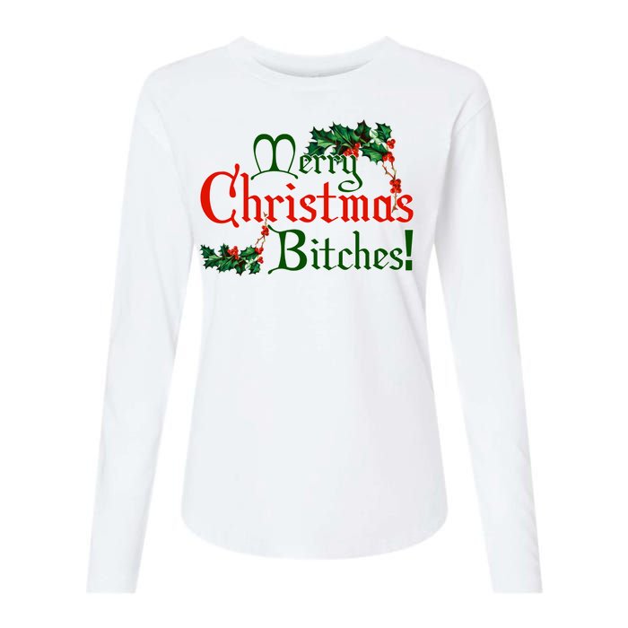 Merry Christmas Bitches! Womens Cotton Relaxed Long Sleeve T-Shirt