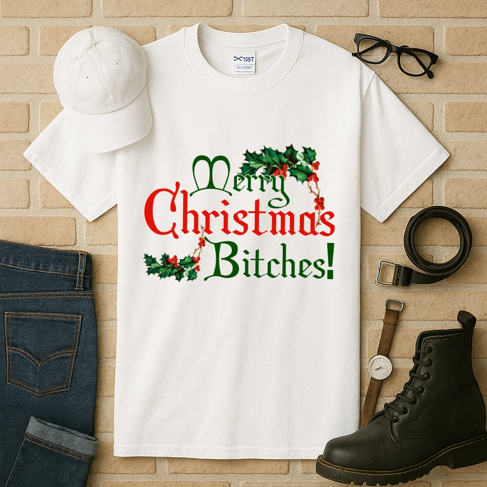 Merry Christmas Bitches! Tall T-Shirt