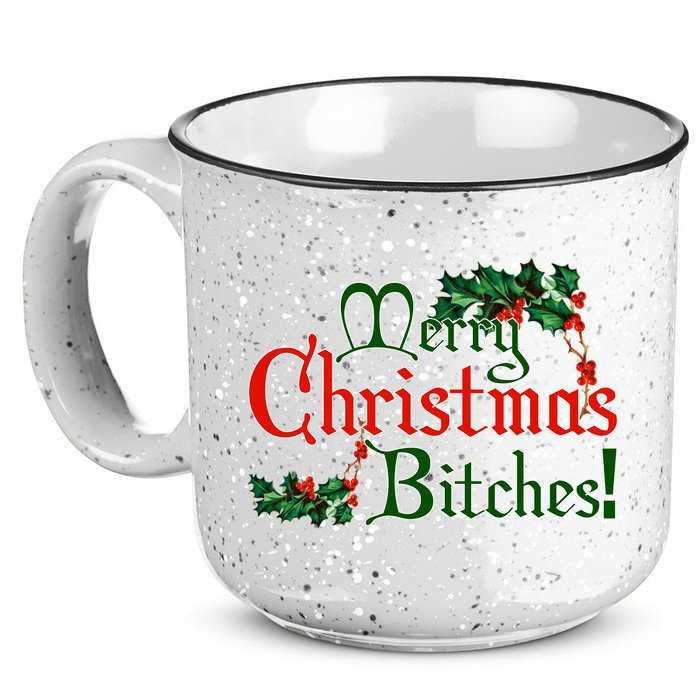 Merry Christmas Bitches! 15oz Campfire Ceramic Mug
