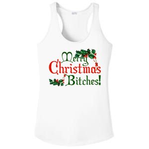 Merry Christmas Bitches! Ladies PosiCharge Competitor Racerback Tank