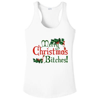 Merry Christmas Bitches! Ladies PosiCharge Competitor Racerback Tank