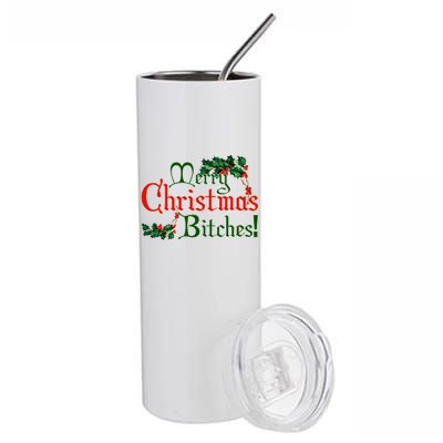 Merry Christmas Bitches! Stainless Steel Tumbler