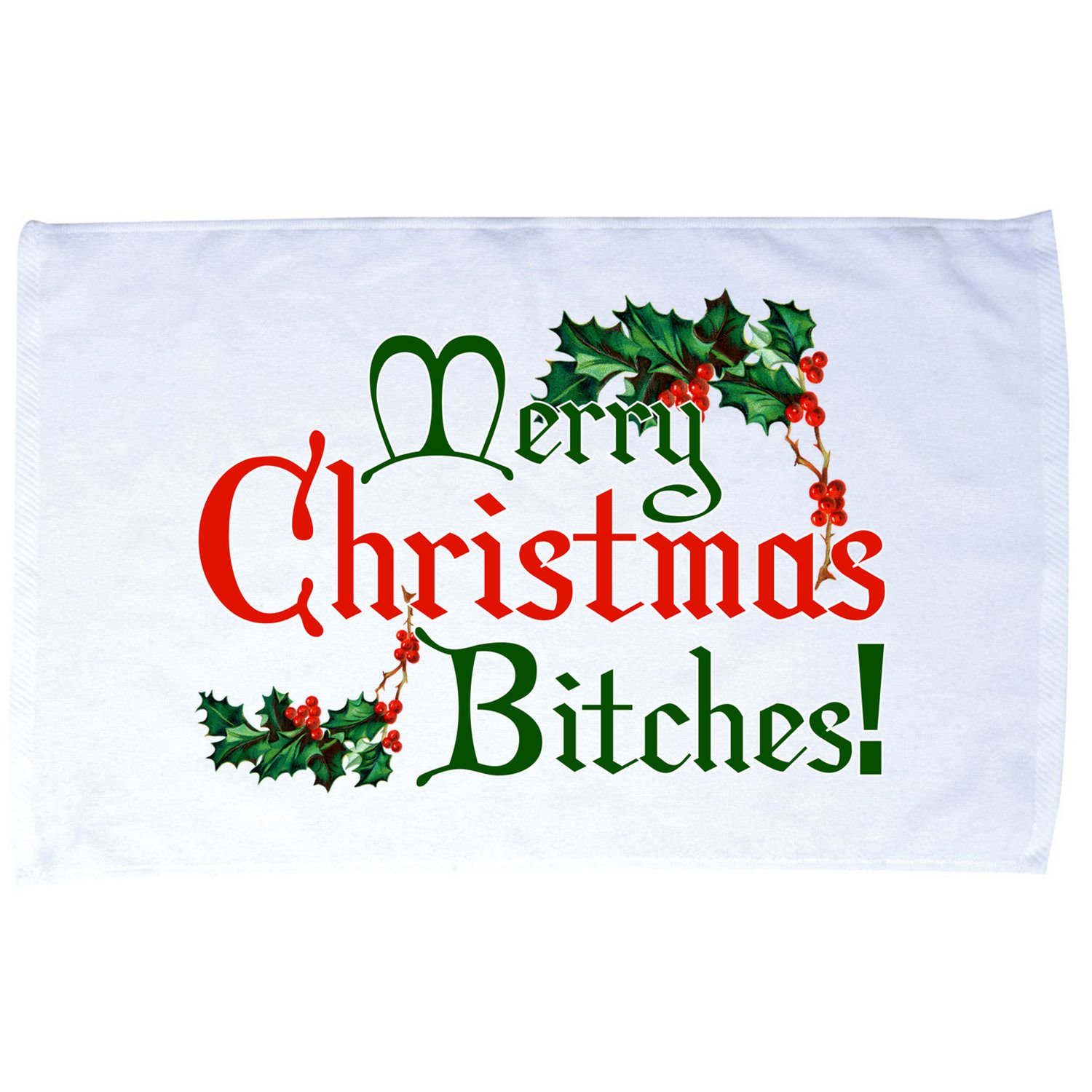 Merry Christmas Bitches! Microfiber Hand Towel