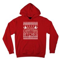 Merry Christmas Bitches Ugly Christmas Sweater Design Hoodie