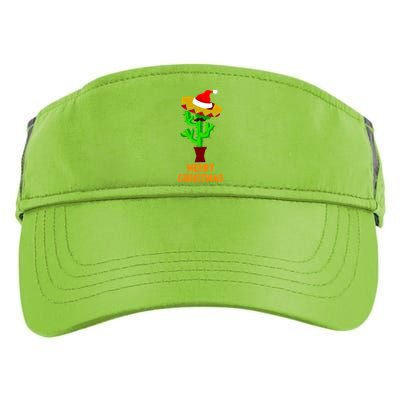 Merry Christmas Cactus Adult Drive Performance Visor