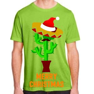 Merry Christmas Cactus Adult ChromaSoft Performance T-Shirt