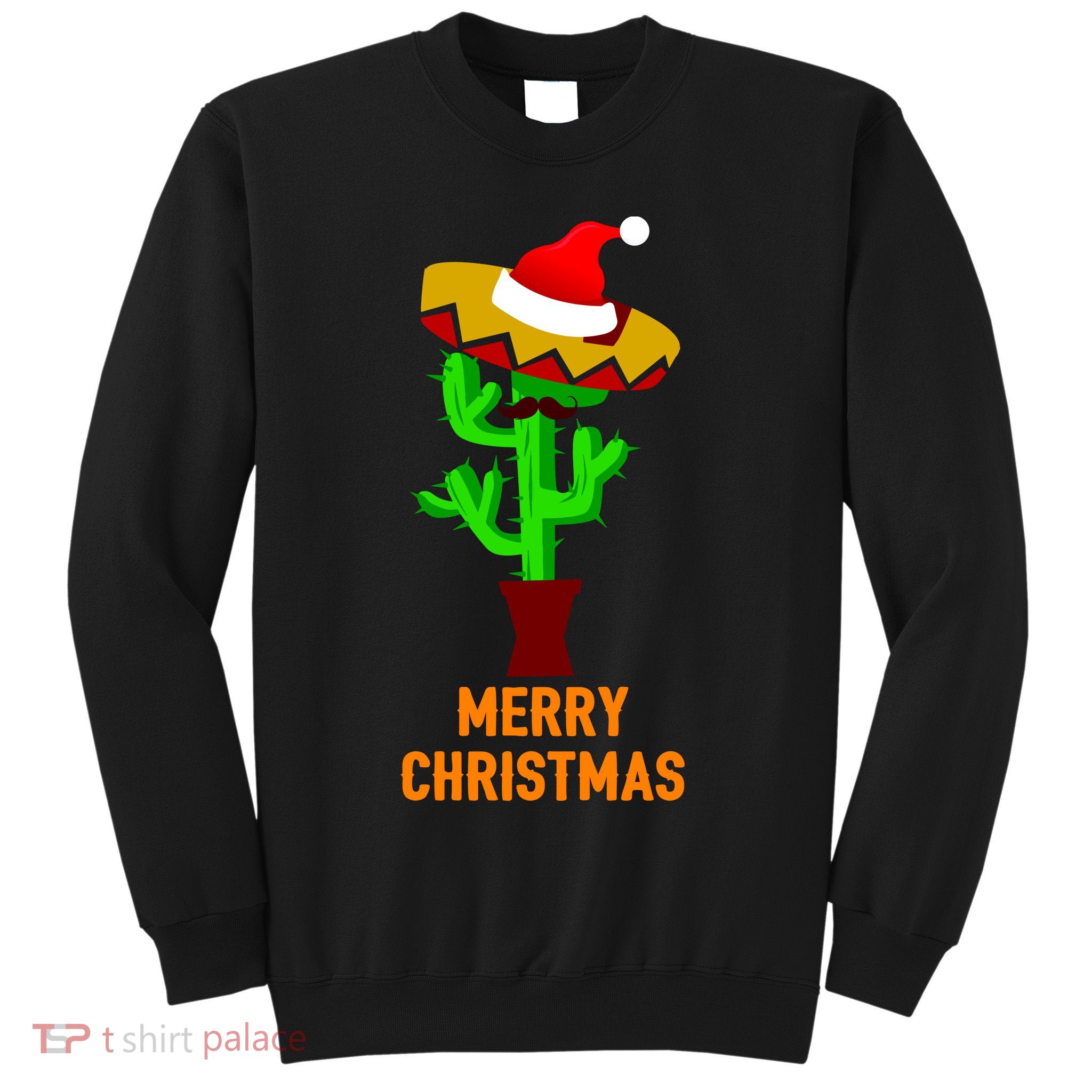 Merry Christmas Cactus Sweatshirt
