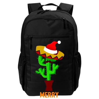 Merry Christmas Cactus Daily Commute Backpack