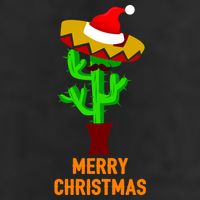 Merry Christmas Cactus Adult Drive Performance Visor