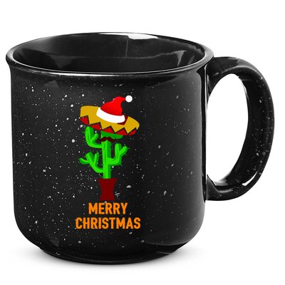 Merry Christmas Cactus 15oz Campfire Ceramic Mug