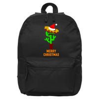 Merry Christmas Cactus 16 in Basic Backpack