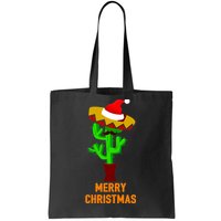 Merry Christmas Cactus Tote Bag