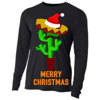 Merry Christmas Cactus Cooling Performance Long Sleeve Crew