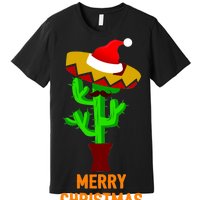 Merry Christmas Cactus Premium T-Shirt