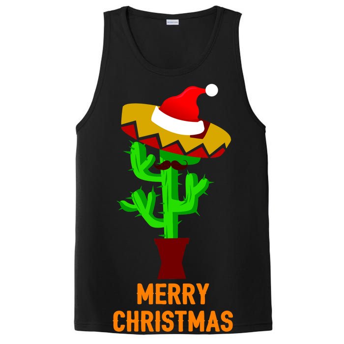 Merry Christmas Cactus PosiCharge Competitor Tank