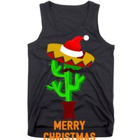 Merry Christmas Cactus Tank Top