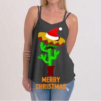 Merry Christmas Cactus Women's Strappy Tank