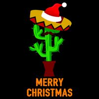 Merry Christmas Cactus Kids Sweatshirt