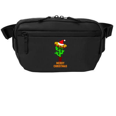 Merry Christmas Cactus Crossbody Pack