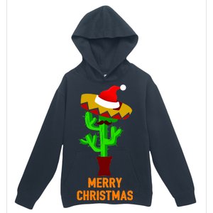 Merry Christmas Cactus Urban Pullover Hoodie